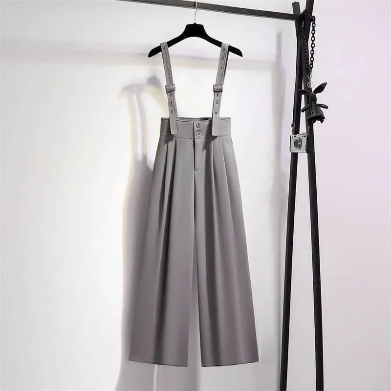 

Jumpsuits for Women Solid Straight Pants Vintage Suit Fabrics Streetwears One Piece Outfit Women Casual Rompers Women Clothes