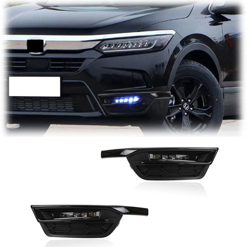 

Gobison Hot Sales DRL Driving Fog Lamp With Turn Signal Light LED Daytime Running Light For Honda BREEZE Fog Light