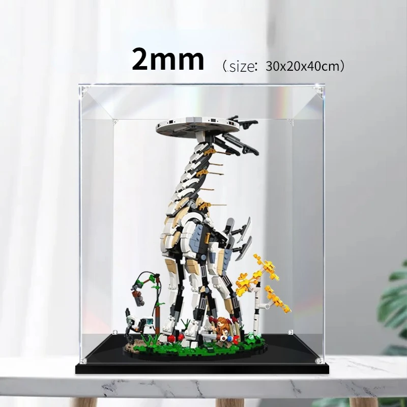 30 x 20 x 40cm 2mm 3mm Thick Acrylic Display Case for LEGO 76989 Dust-Proof Transparent Clear Display Box Showcase Only Box