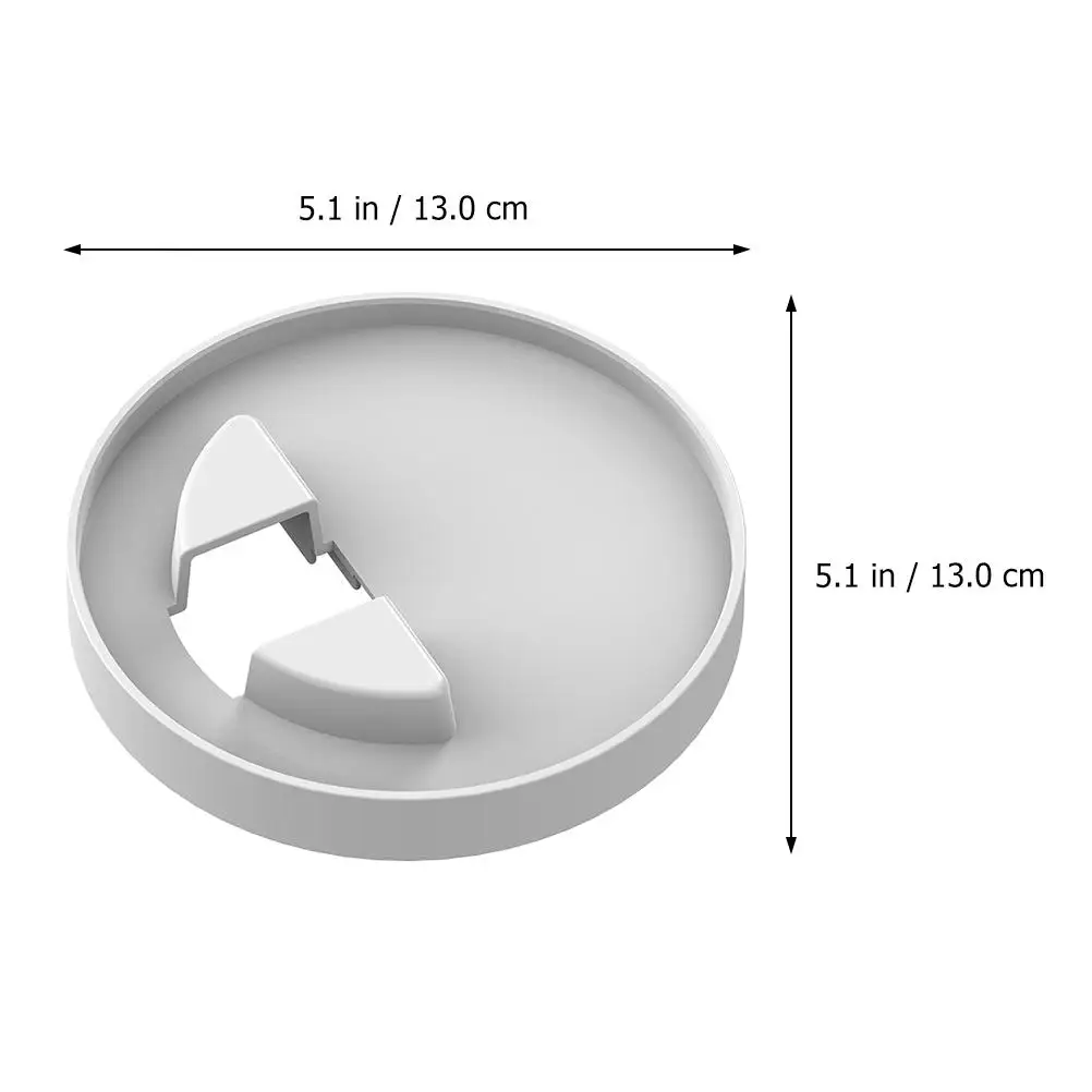 Suporte de alto-falante para 10 organizador de fio de mesa branco prático plástico quadro de alto-falante acessório de som de mesa