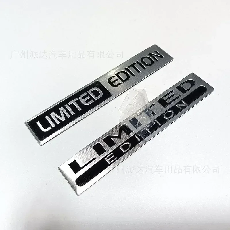 3D Aluminium Alloy Logo LIMITED EDITION Letters Fender Emblem Badge Rear Trunk Sticker Decal Car Accessories