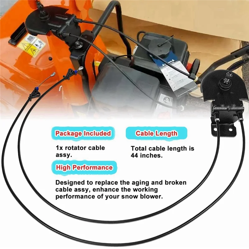

A03E-581680302 581680301 Rotator Cable Assy For ST224/P ST227P ST230P ST324 ST327 ST330 & Poulan PR241 - PR300