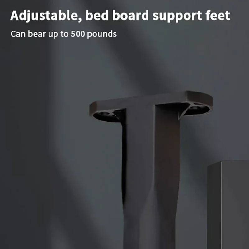 Penyangga Kaki Tempat Tidur Teleskopik yang Dapat Disesuaikan, Kaki Furnitur Plastik yang Diperkuat, Kaki Sofa, Braket Penahan Beban Bawah Tempat Tidur