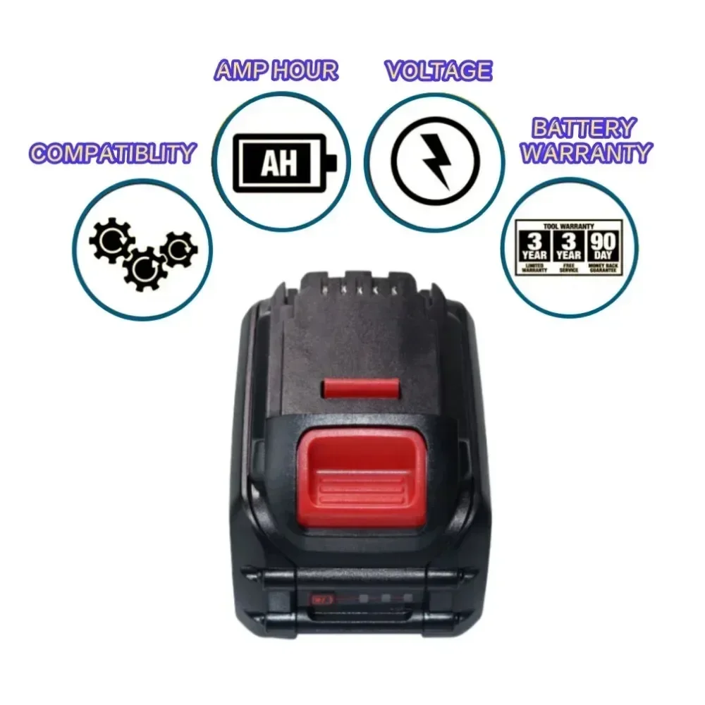 DCB606 20V 60V 9.0Ah 6.0Ah Li-Ion Battery for DeWalt 18V 54V Power Tools 20 Volt Lithium Battery DCB547