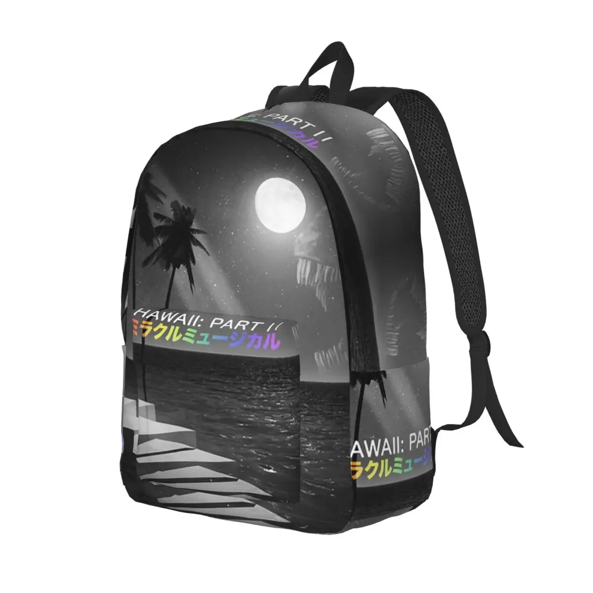 

Hawaii Part My Favorite People Student Backpack School Bag Hiking Travel Daypack for Men Women Fashion Bookbag Shoulder Bags