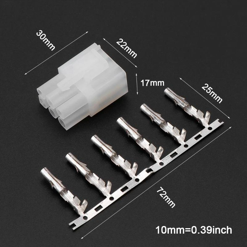 W89C Power Socket Kabelanschluss 6 Pin Shortwave Radio Plugkabeladapter für Yaesu F.