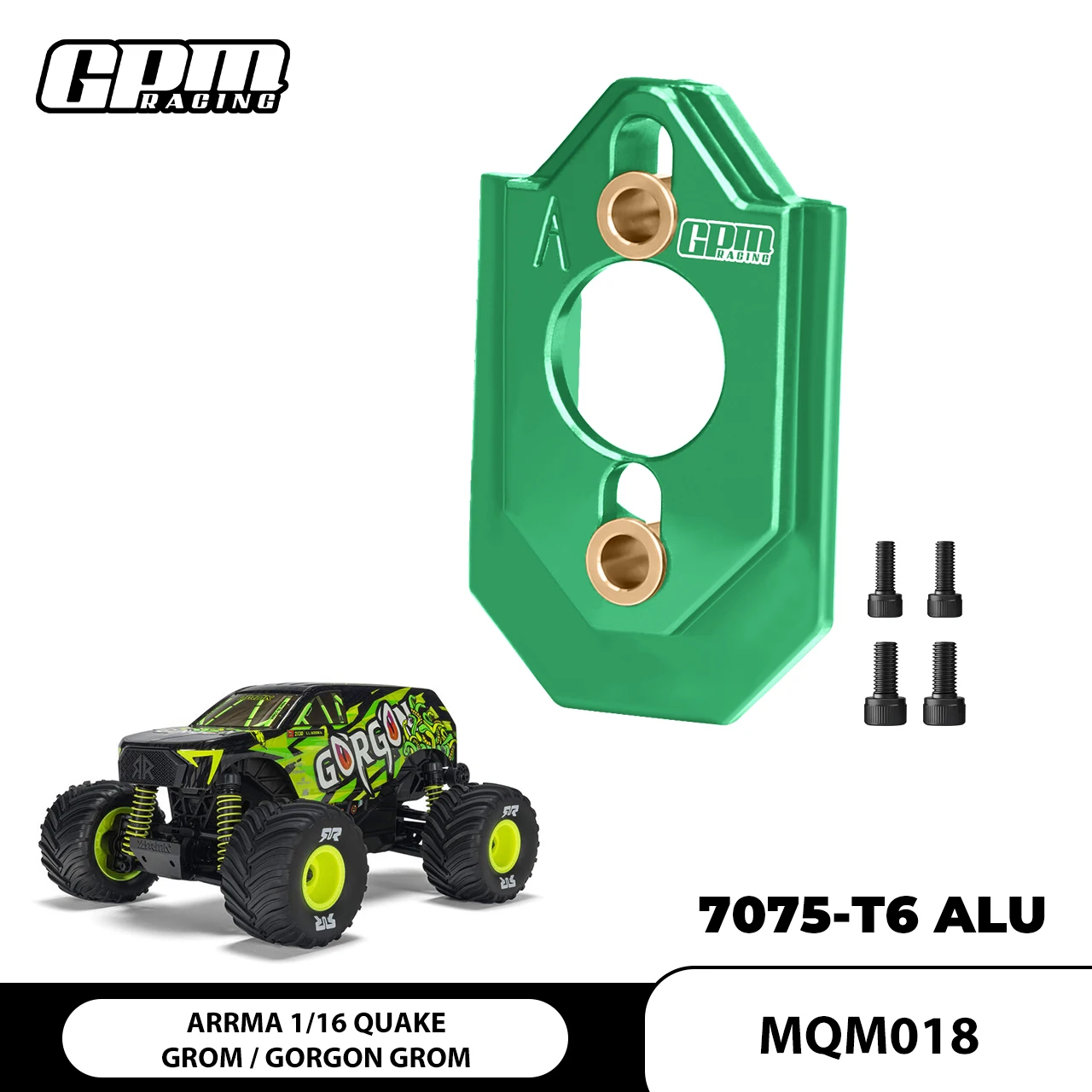 

Регулируемое крепление двигателя из сплава GPM 7075, ARRMA 1/16, Quake Grom Gorgon Grom ARA-2598