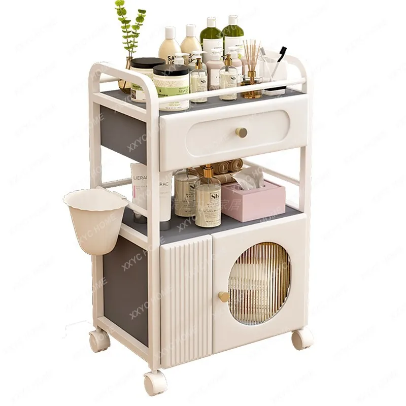 Beauty cart, beauty cart, trolley, ear-picking, embroidery, nail art, instrument, trolley, special trolley for beauty salons