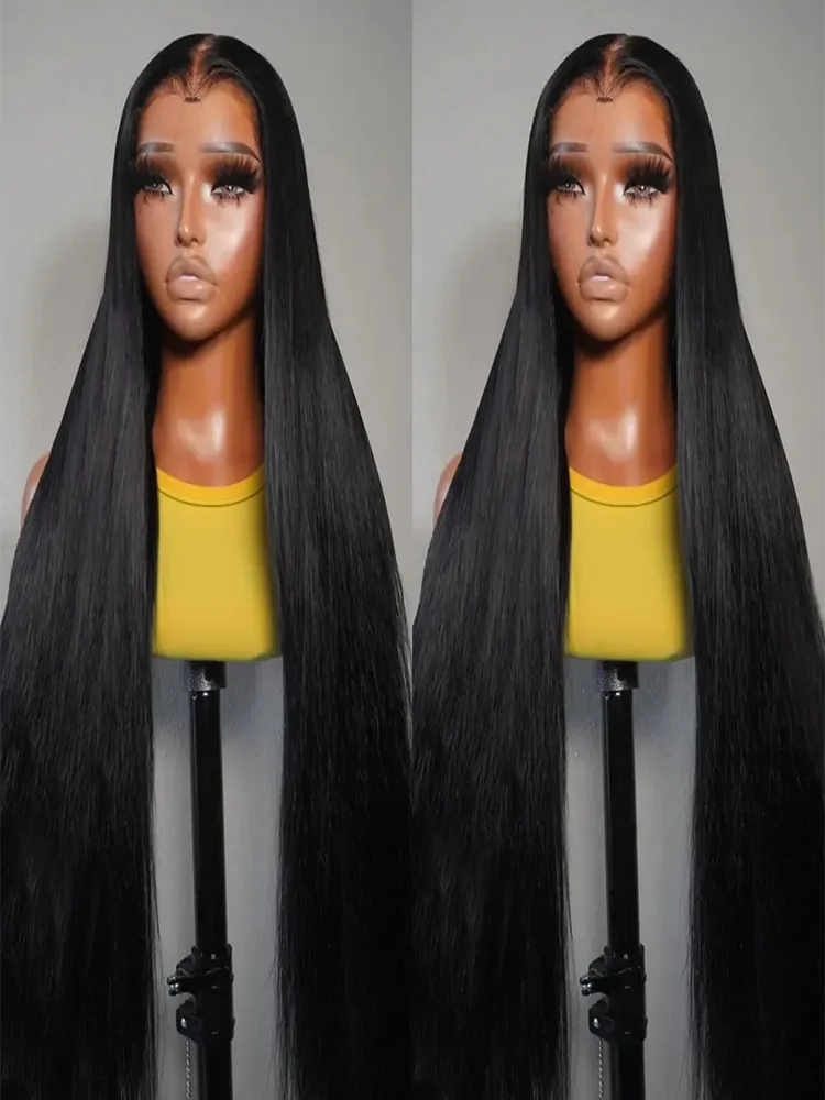 7x5 HD Glueless Wig Human Hair 13x4 4x4 HD Straight Wigs Transparent Lace Frontal Wig 220 Density Remy Brazilian 250 Density Wig