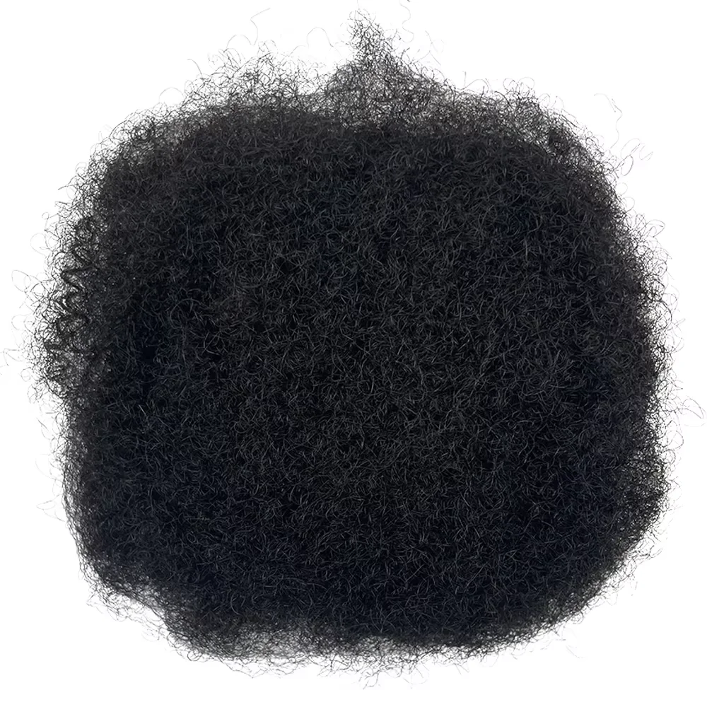 Afro Kinky Curly Human Hair Extensions Natural Color Brazilian Hair Bulk Hair For Braiding No Wefts for Mini Twists Braid 30/PCS