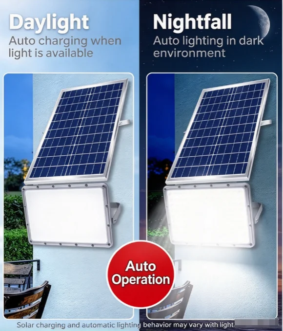 HTMCK Solar LED Flood Light, W - Solar Lantern Camping Collapsible review and price