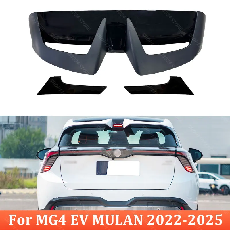 Car Rear Spoilers For MG4 EV MULAN 2022 2023 2024 2025 Spoiler Visor Aileron Flaps 11210194SPRP