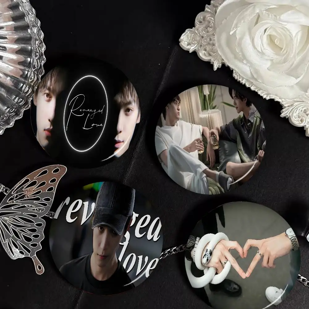 R-Revenged Love Movie 32/44/58MM Customizable Button Pins Cute Funny Creative Badge Jewelry Decor Gifts for Friends