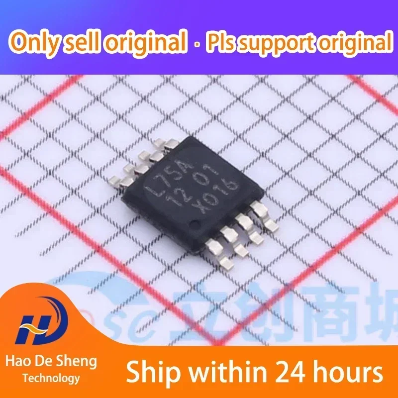 

10PCS/LOT LM75ADP LogoL75A MSOP8 New Original In Stock