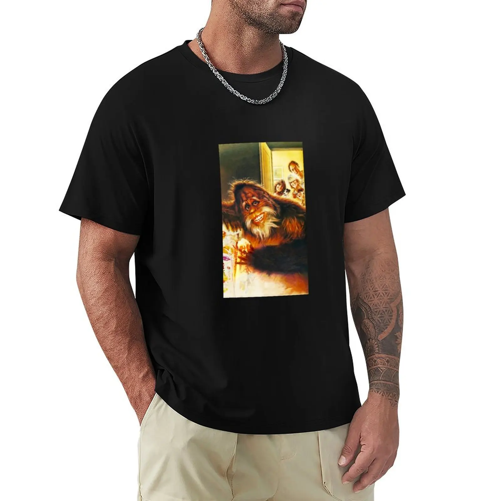 

Harry and the Hendersons T-Shirt designer shirts blue lock graphic tee shirt Louboutins designer t shirt men