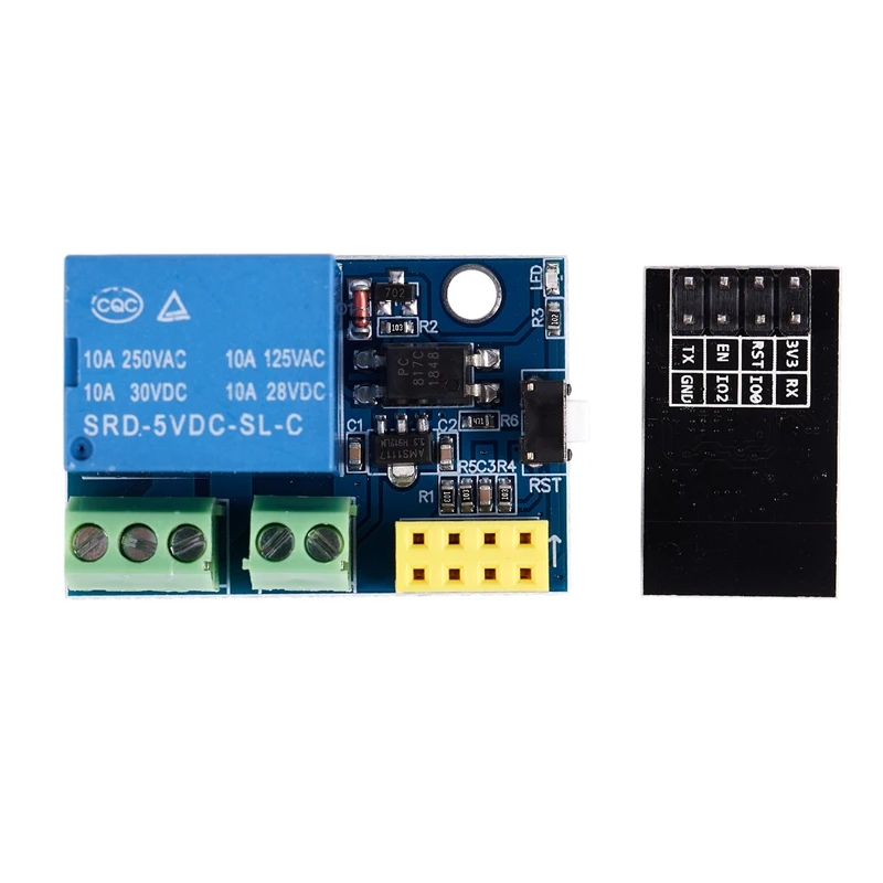 

Hot-ESP8266 ESP-01S 5V Wifi Relay Module Things Smart Home Remote Control Switch For Arduino Phone APP ESP01S Wireless WIFI Modu