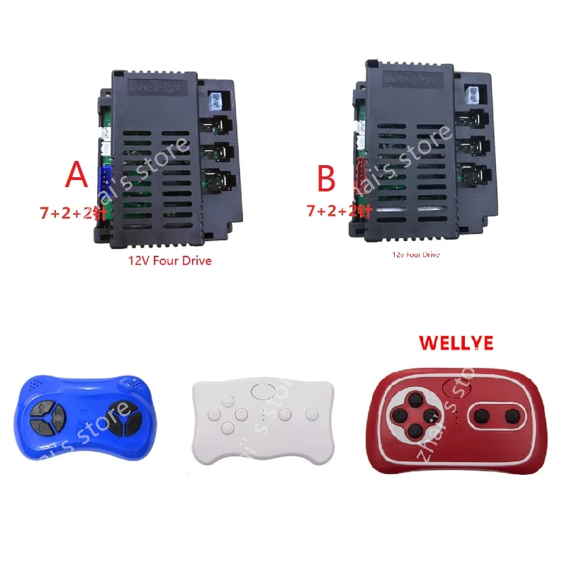 Wellye RX22 2.4G12V 11pins Four DriveChildren Electrical Car Receiver Baby Controller Electric Toy Accessories 2.4G Bluetooth