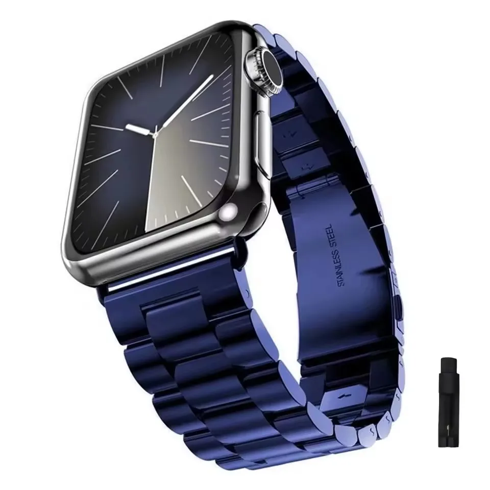 Metallarmband für Apple Watch Ultra 49 mm 9 8 7 45 mm 41 mm Edelstahlarmband für IWatch 6 5 SE 3 44 mm 42 mm 38 mm Uhrenarmband