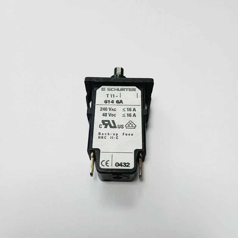 2PCS SCHURTER T11-614 Switch Circuit Breaker 6A T11-614-6A Device Circuit Breaker Switch