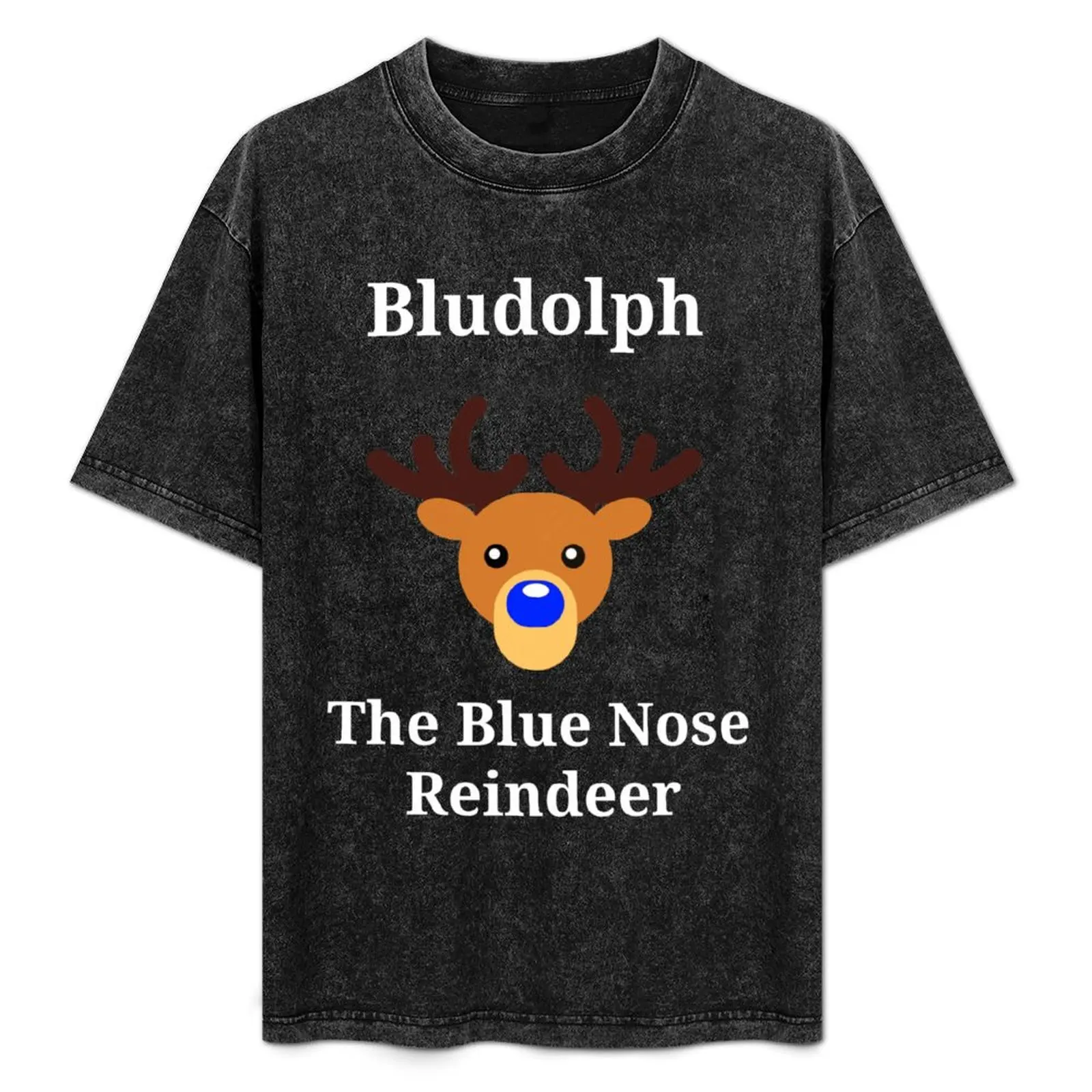 

Bludolph the Blue Nosed Reindeer T-Shirt Gym Wear Breathable Short Sleeve Tee