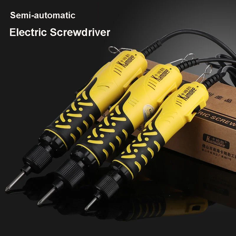 

High Quality Semi Automatic Electric Screwdriver Adjustable Torque Mini Power Tool straight handle Electric Screwdriver