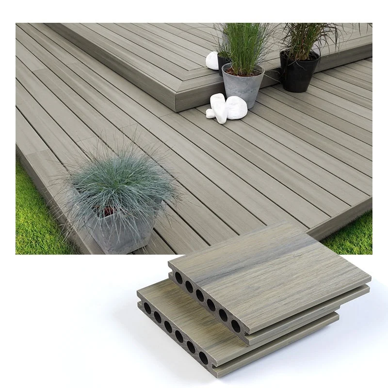 WPC 3D embossed wood-plastic composite outdoor pavement is long-lasting and non-slip, ideal for gardens and terraces
