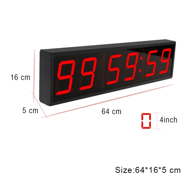 CHEETIE CP19 Electronic Digital Stopwatch Timer Game Clock Big Race Timing Clock Button Countdown Timer with Start and Stop