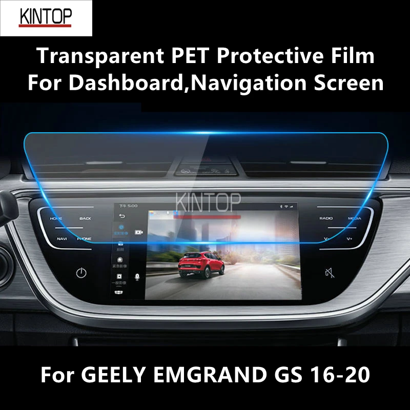 

For GEELY EMGRAND GS 16-20 Dashboard,Navigation Screen Transparent PET Protective Film Anti-scratch Accessories Refit