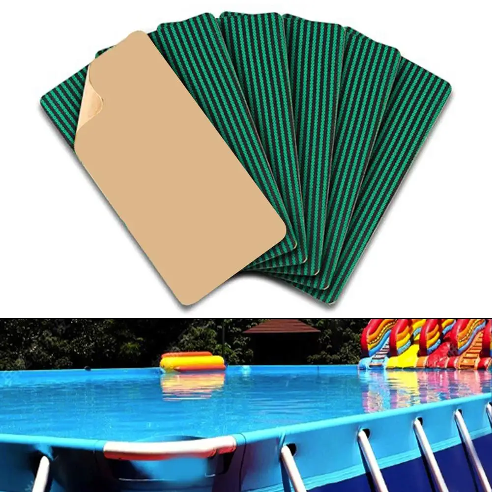 

Патчи для бассейнов, комплект для ремонта защитных покрытий для бассейнов, самоклеящиеся патчи, ремонтный комплект для покрытий для бассейнов, для обслуживания на открытом воздухе