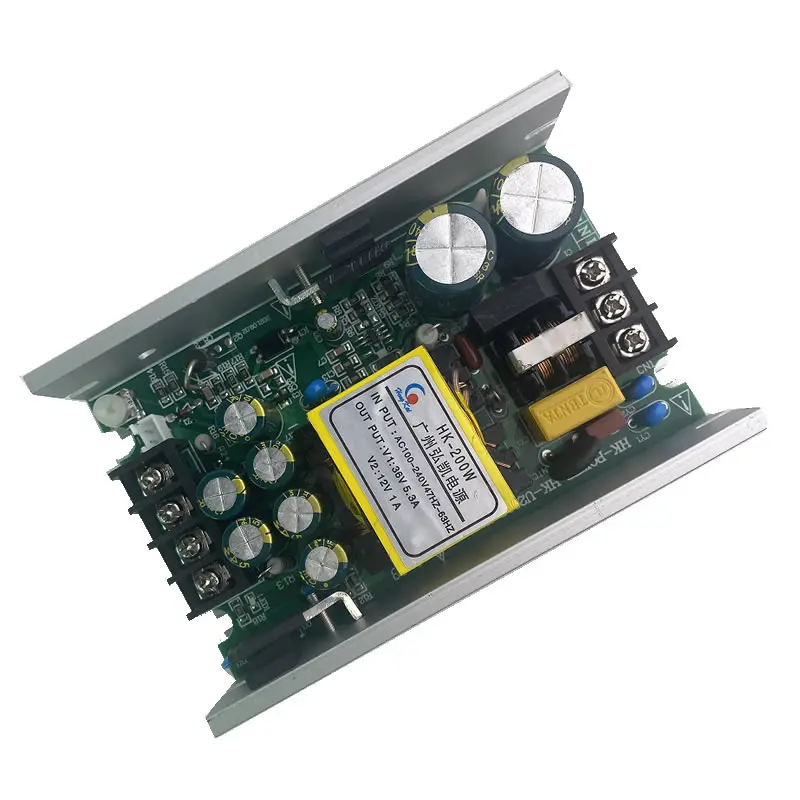 

200 Вт 36 В 12 В светодиодный номинальный сценический светильник, выделенный блок питания, распределительная коробка 54x3 Вт