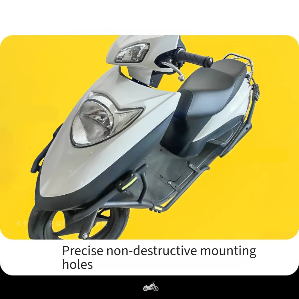 Commuter Scooter Passenger Backrest Rear Seat Padded Back Support Modified Accessories For HONDA NS125D SDH125T‑38