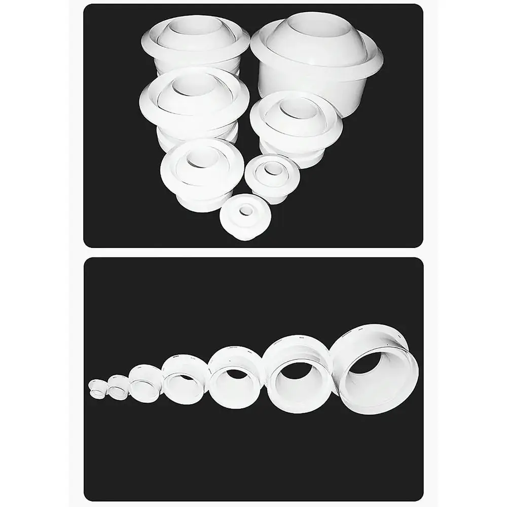 1Pcs Circular Air System Outlet Valve Adjustable ABS Spherical Nozzle Air Vent 75/100/150/200mm White Central Ventilation Outlet