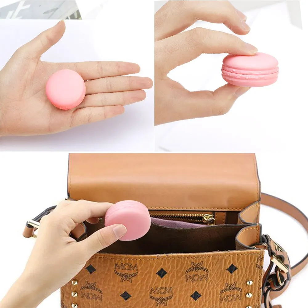 6PCS/Set Colors Jewelry Beads Organizer Box Mini Macaron Travel Rings Storage Lovely Candy Color Case Plastic