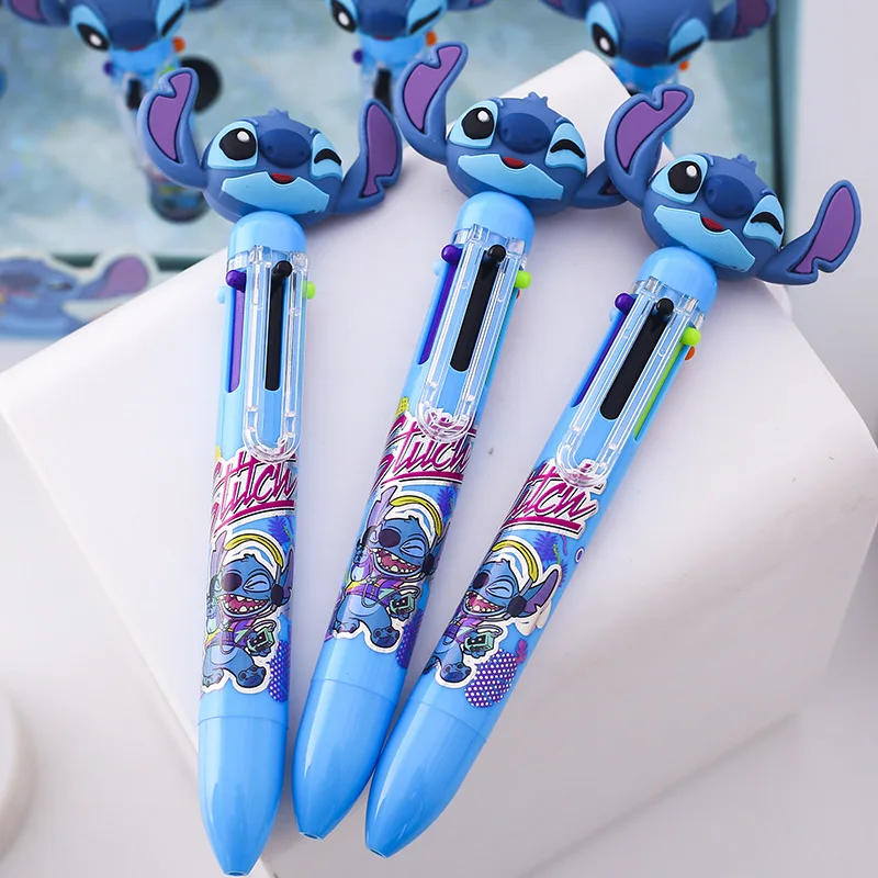 1/3pcs Disney Stitch 6 colours biros cartoon student supplies children's drawing pen doodle pen student school stationery gift