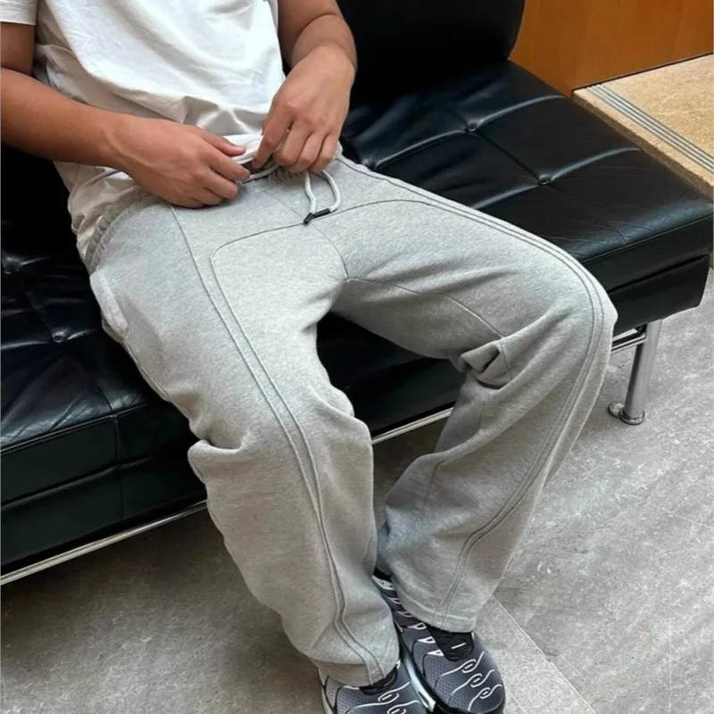 

Y2k Korea Shorts Pants Aesthetics Streetwear Hip Hop Casual Loose Wide Leg Pant Goth Harajuku Fashion Retro Loose Men Sweatpants