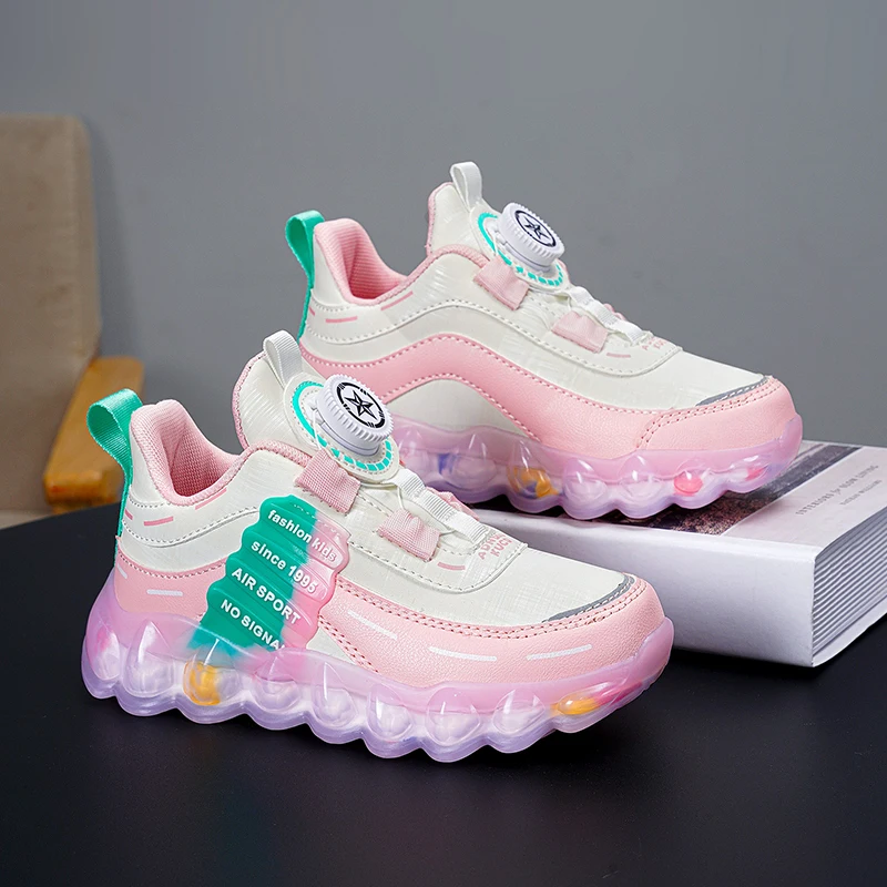 Neue rutschfeste Kinder-Turnschuhe aus Leder für Mädchen im Alter von 5 bis 16 Jahren, lässige Wanderschuhe, rutschfeste Kinder-Jungen-Sport-Lauf-Sneaker – Detail 6