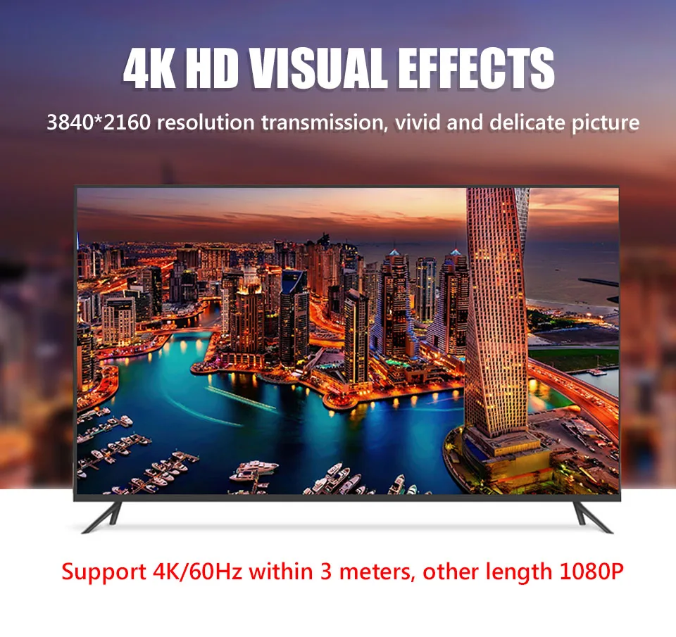 NNBILI 4K HDMI Extender Buchse Auf Buchse Konverter Verlängerung Adapter Für Monitor Display Laptop PS4/3 PC TV HDMI Kabel Verlängerung – Detail 6