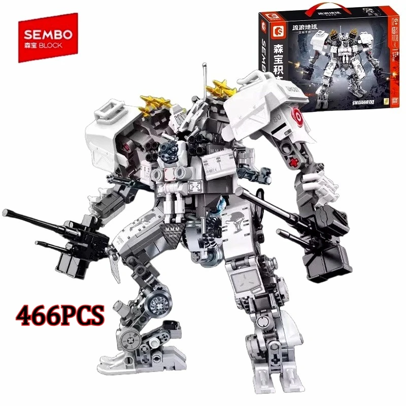 셈보 블록 원더링 어스 메카 모바일 로봇 빌딩 블록 MOC 클래식 영화 모델 조립 브릭 장난감 어린이 선물용