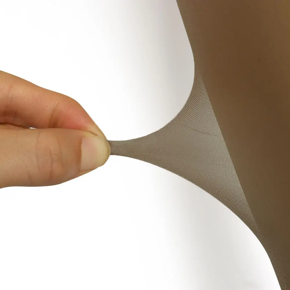 Sommerliche, reißfeste, atmungsaktive, ultradünne, transparente Leggings für Damen – sexy, durchsichtige Strumpfhose mit Anti-Knoten-Hakenverstärkung – Detail 5