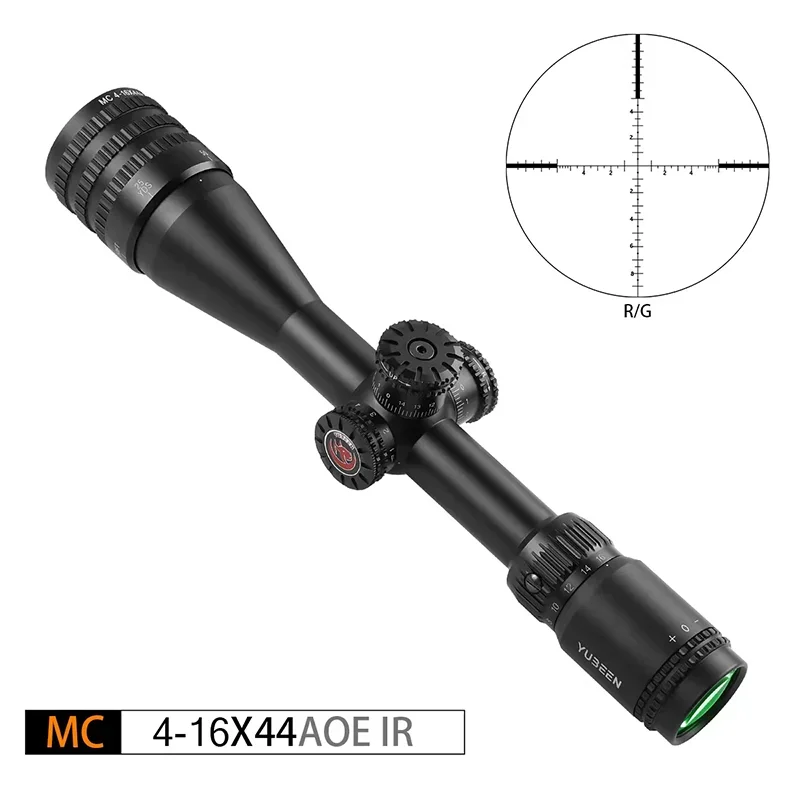 

YB4-16X44AOIR Air Rifle Optics Sniper Scope Compact Riflescopes Hunting Scopes with 20mm/11mm Rail Mounts Optical Sight