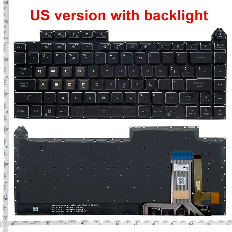 US Laptop Keyboard For ASUS ROG Strix G16 7/8 G614 G614J G614JU G614JV G614JI G634 G634J G634JZ G634JY