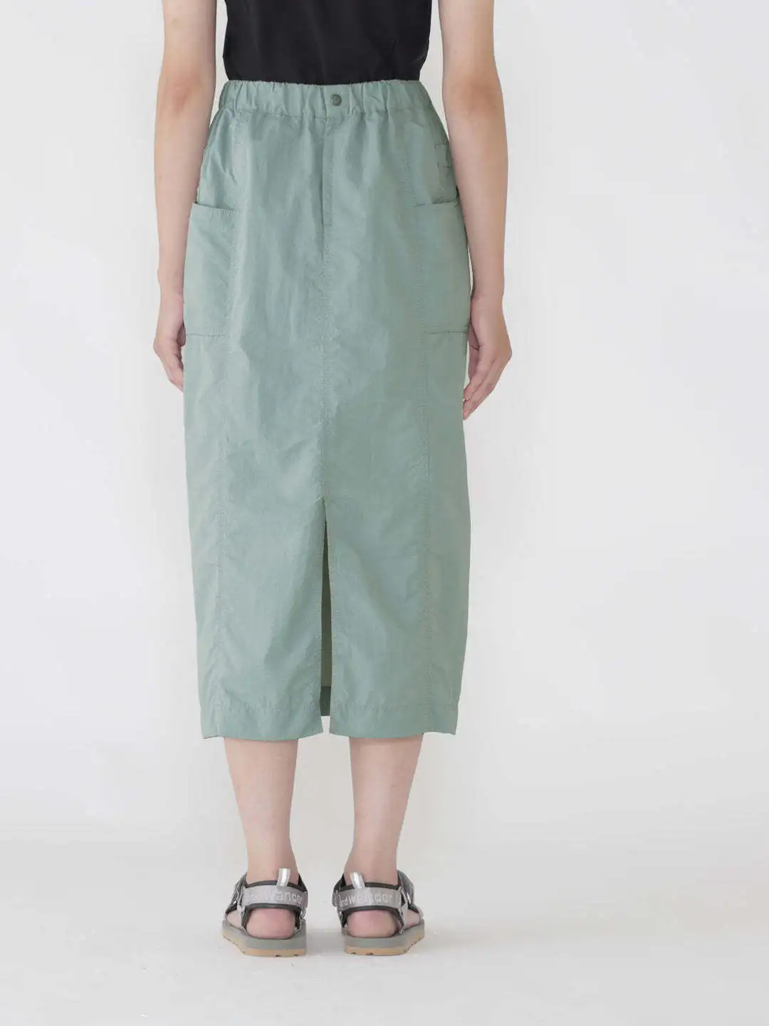 Women's Outdoor Lightweight Quick Dry Functional Work Skirts Half Skirts H Type Slimming mid Waist Embroidered Skirts