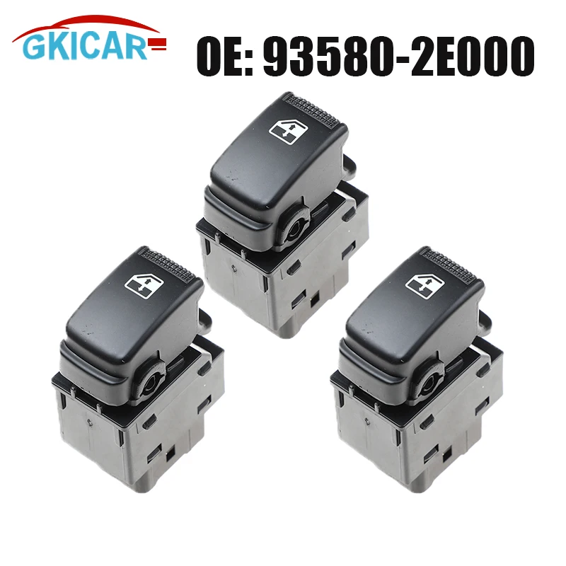 93580-2E000 7 Pins Electric Window Single Switch 935802E000 93580-1C000 93580-2E300 93580-17000 For 2005- 2009 Hyundai Tucson