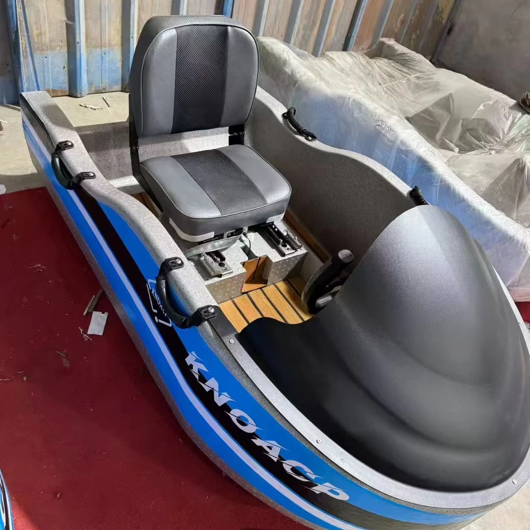 2-Person High-Speed Electric Motorboat Wide Water Karting Boat Popular Outdoor Adult Yacht Engine 1.5HP 30km/h Similar Shark