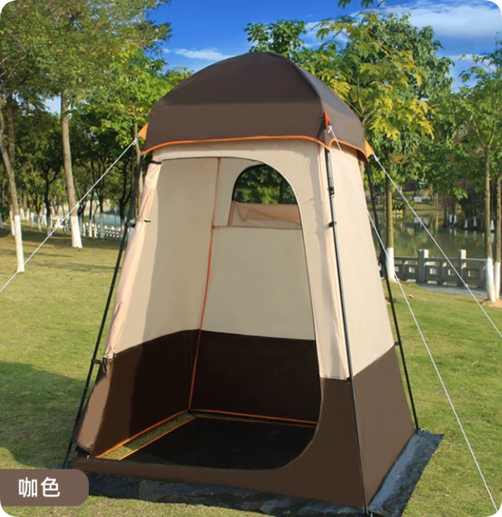 

Large Size Waterproof Camping Shower Tent Toilet Changing Room Hiking Shower Tent
