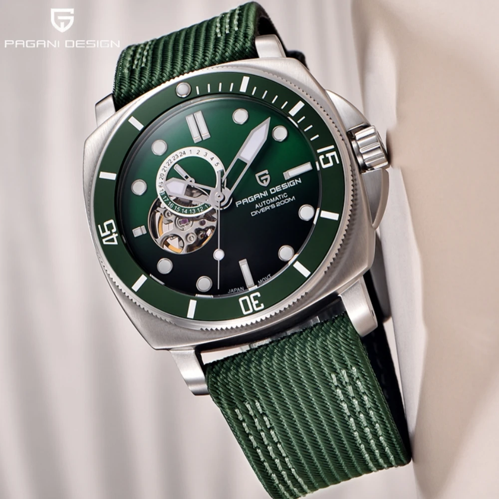 

PAGANI DESIGN 2025 New Men Mechanical Watch NH39 PD1736 Sapphire Glass Stainless Steel Waterproof Clock Reloj Hombre