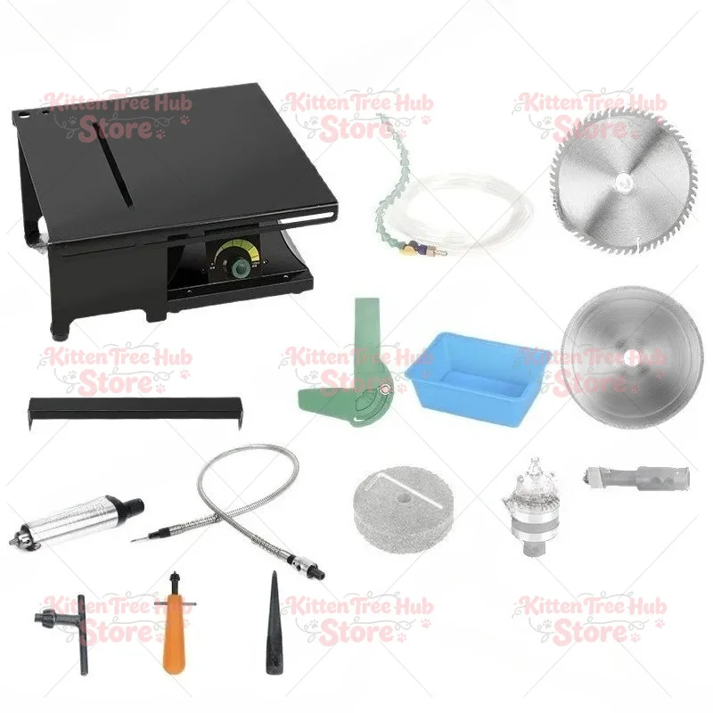 1850W table mill jade cutting machine grinding engraving machine small cutting machine table saw