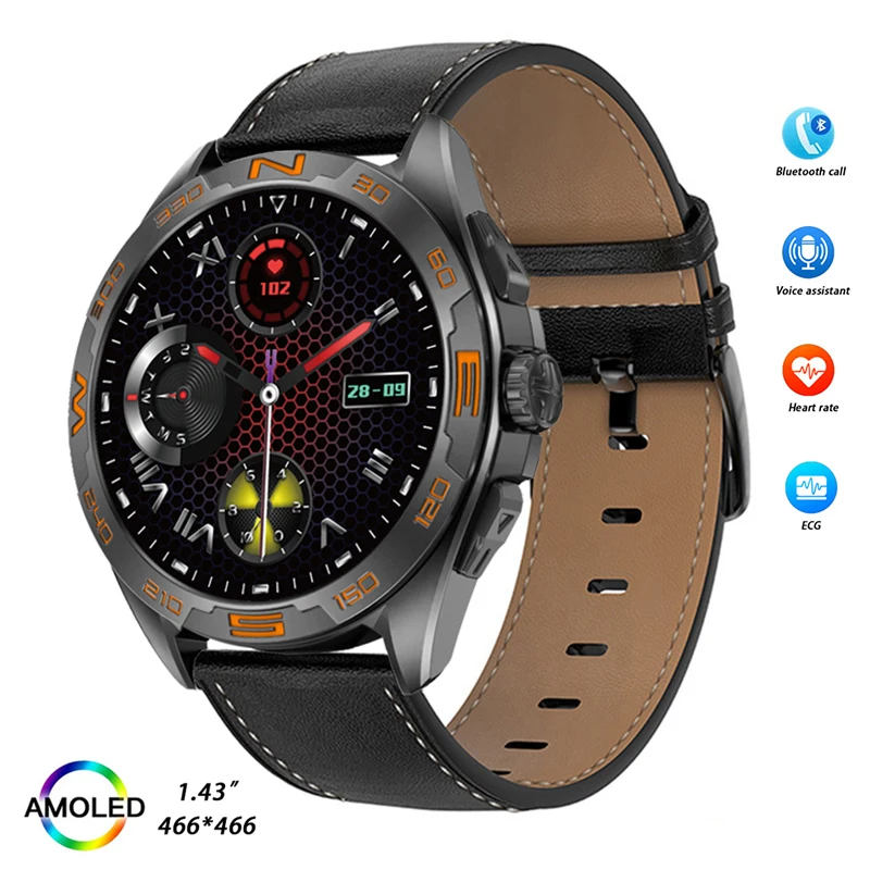 

DT M1 Smart Watch Men Women Smartwatch AMOLED Screen Digital Wrist Watches Bluetooth Call Wristwatch Bracelet Electronic Clock