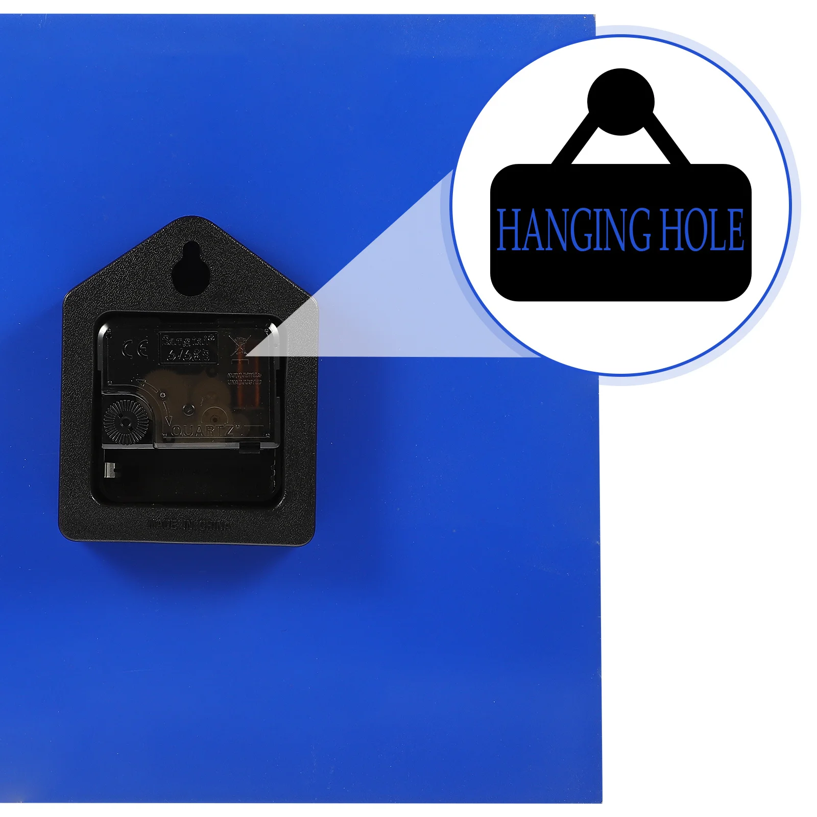 

Decorative Wall Clock Silent Non-Ticking Wooden Simple Design Bedroom Living Room Mute Hanging Wall Clock for Home Office