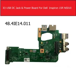 Power Port Board For Dell Inspiron 15R N5110 AUDIO USB Port LAN board Ethernet USB 3.0 Jack Board Replacement 48.4IE14.011